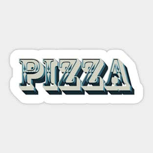 Vintage Pizza design for trendy hipsters and foodies Sticker